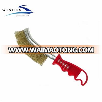 High quality plastic Knife Style Steel Wire brush