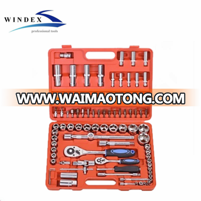 94pcs 1/4"&1/2"& 3/8" socket wrench tool set